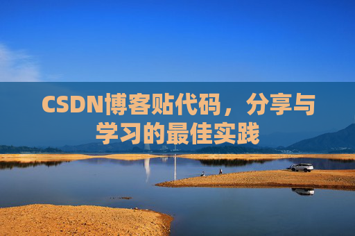 CSDN博客贴代码，分享与学习的最佳实践